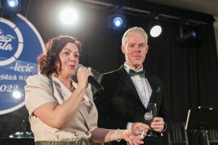 Koncert Noworoczny Miasta Wisła - prowadzący koncert Katarzyna Czyż-Kaźmierczak i Tadeusz Papierzyński